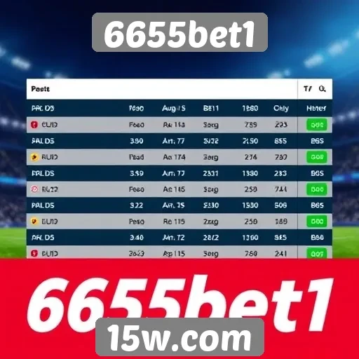 Comparação de odds entre 6655bet1 e concorrentes